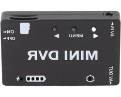 Allecto- Mini FPV DVR Module - Recorder - NTSC PAL Switchable - Built in Battery - Video Audio - Quadcopters Multirotors Vehicle Scale - Geschikt voor FPV - Zwart Mini FPV DVR Module.