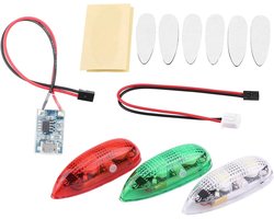 Allecto plus - Set van 3 Drone Verlichting LED voor RC Vliegtuig - Draadloze Drone Lampen met Knipperlicht voor Helikopter & Vliegtuig