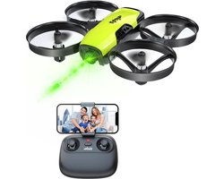 Camera Drone voor Kinderen - Mini Quadcopter met Camera en Afstandsbediening - Inclusief Drie Batterijen