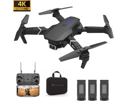 Cissé- Quad Drone 4K Camera - Inclusief Draagtas - 3 Accu's - 36 Minuten Vliegtijd - Geen Vliegbewijs Nodig - Mini Drone - Volwassen / Kinderen - Binnen & Buiten
