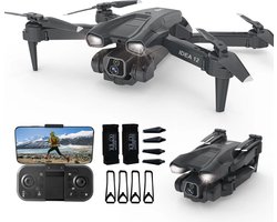CYRO - Drone met Camera - Mini Drone - Drones - met 2 Batterijen - 2.4G Wifi FPV Live View - Full HD Camera - Quadcopter - Zwart