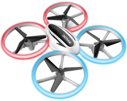 Denver Mini Drone voor Kinderen en Volwassenen - 30m Bereik - Gyro Functie - 360° Flip Functie - LED Licht - Zwart/Wit - DRO200