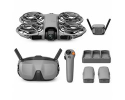 Drone 4K met FPV-bril, bewegingscontroller, 3 accu's en stabiele transmissie voor beginners