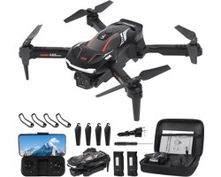 Drone met 1080p HD-camera voor kinderen – Opvouwbare quadcopter met afstandsbediening, 3D flip-modus en zwaartekrachtsensor