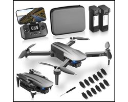 Drone met Camera 4K – GPS Quadcopter – 5GHz Transmissie – Auto Return – Borstelloze Motor – Opvouwbaar – Dubbele Camera – 40-50 Min Vliegtijd – Voor Beginners & Volwassenen