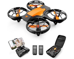 Drone met Camera - Mini Drones voor Volwassenen - Buiten - Zwart en Oranje