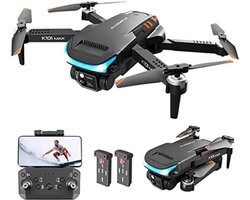 Drone met camera voor volwassenen 1080P HD FPV camera, drone voor beginners met hoogtebehoud, landing met één toets, vermijden van obstakels, snelheidsaanpassing, headless-modus, 3D flips,2 batterijen