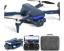 Drone met Dubbele Camera 1080P en LED Licht - Brushless RC Quadcopter voor Kinderen en Volwassenen - 5GHz WIFI APP FPV - 18 Minuten Vliegtijd
