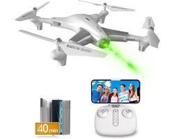 Drones met Optische Stroompositioneringstechnologie - 40 Minuten Vliegtijd en HD Video's - Perfecte Cadeau voor Beginners