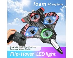 EPP Schuim RC Vliegtuig Zwaartekrachtdetectie Drone 4-Motor Helikopter met LED-Licht Draagbaar Speelgoed