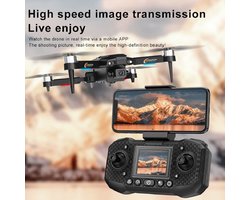 F205 Drone 4K HD Dubbele Camera Wifi FPV RC Opvouwbare Quadcopter met Schermafstandsbediening