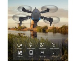 FunFly Mini Drone met HD 1080P Groothoek Camera | Opvouwbare RC Quadcopter met 2 Accu's en Draagtas | Ideaal Cadeau voor Kinderen & Beginners | Novihome