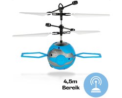 GAGATO Mini Flight Drone Blauw - Zelfvliegende Hover Drone - Balanceerbaar door Sensor op hand - Inclusief Uitbreidingset