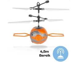 GAGATO Mini Flight Drone Oranje - Zelfvliegende Hover Drone - Balanceerbaar door Sensor op hand - Inclusief Uitbreidingset