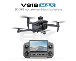 Gloovon® drone - GPS navigatie - obstakeldetectie - ingebouwd scherm - brushless motor - dubbel camerasysteem