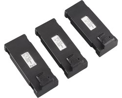 Green Glow - Set van 3 RC Drone accu's met oplaadkabel voor E88, E88Pro, LS E525 en E525Pro - 2x 1800mAh en 2600mAh - 20 minuten vliegtijd