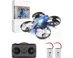 GTB® Drone Kind - Drone voor Kinderen - Kinder Drone - Blauw - 8cm x 8cm x 5cm