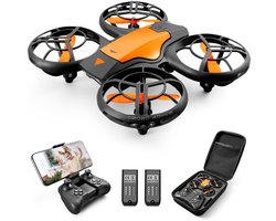 GTB® Drone Kind - Drone voor Kinderen - Kinder Drone - Oranje - 13cm x 11cm x 4cm