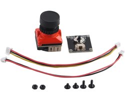 High Definition 1500TVL FPV Camera met 2.1mm Objectief voor Quadcopter Drone - Oranje, Perfect voor Luchtfotografie en Videografie