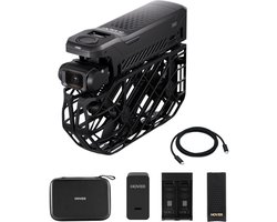 HOVERAir X1 PRO Basic Combo - Selfie Drone - 2.7K Video @ 120fps - 12MP Camera - Opvouwbaar & Lichtgewicht (191g) - Windbestendig tot windkracht 5 - Zwart