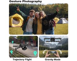 IDEA12Pro Drone 4K HD Dubbele Camera met 5G FPV, Borstelloze Motor en 2 Batterijen voor Beginners