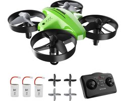 Indoor Helikopter RC Quadcopter Mini drone met headless Mode voor kinderen - groen - speelgoed cadeau beginners - AT-66C Drone