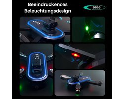 Indsutrialhome 4K Dual‑Camera Drone – Full HD Video – 90° Kantelbaar – Borstelloze Motor – 2 Accu’s – IR‑Obstakeldetectie – Live Display & Remote – Inklapbaar – Inclusief Draagtas