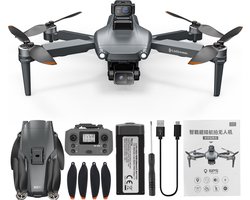 Kibus 4K Dual camera Drone - GPS - 5G - Gps - Professionele - Hd Luchtfotografie - Anti-shake - 28 minuten vliegtijd - 3 KM bereik - 5GHz Wifi -1 click return & landing - Zonder Vliegbewijs
