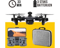 Killerbee FX4 Falcon - Drone met dubbele camera - geschikt voor kinderen en volwassenen - Fly More Combo - 36 minuten vliegtijd - Inclusief gratis video tutorials, tas en 3 accu’s!