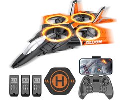 Logivision X7S Drone - Drone met 4K Camera - Bestuurbare Vliegtuig - Mini Drone - Drones - Voor Kinderen/Volwassenen - Inclusief Landing pad, 3 Batterijen