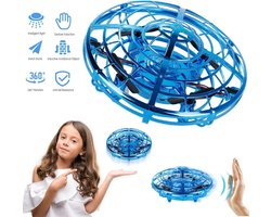 LOUZIR Mini Drone - Anti Bots Sensor - Kinder Cadeau - Zwevende UFO - 4 Propellers - USB oplaadbaar - Infra Rood Sensor - Veilig - Beschermd Door Kooi - Drone Bal - Voor Kinderen - EB Store