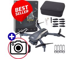 LU50 Air Drone Met Dual HD Camera, 90° Hoekaanpassing, Optical Flow, Obstakel Detectie, 360° Flip, MV Video, LED Lights, App & Afstandsbediening – Opvouwbare Drone Met Case – Inclusief Cadeau