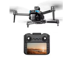 LUXWALLET AeroBeast - GPS Drone met Dubbele Camera – Obstakeldetectie - 64GB Max - Controller met Ingebouwd Scherm - Follow Me - Return-to-Home + 2x Accu