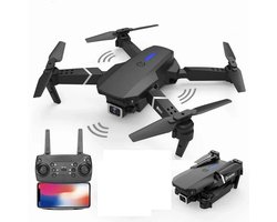 LUXWALLET E-Drone – Mini WiFi Drone met 720P HD Groothoekcamera – Vouwbare Quadcopter – Compact Design – Inclusief 2 Accu’s – Zwart