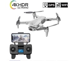LUXWALLET LIBRA² Drone – GPS WiFi 5GHz – 4K Camera met EIS – <250g (214g) – 1200m Bereik – 30km/u – Incl. 2 Accu’s – Grijs