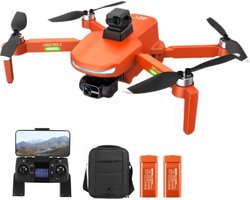 LUXWALLET OMEGA X DODGE – 45 km/h – GPS Drone met Obstakelontwijking – 5GHz FPV WiFi – 3-As Gimbal – Dual Camera – Micro SD – Inclusief 2 Accu’s – Oranje