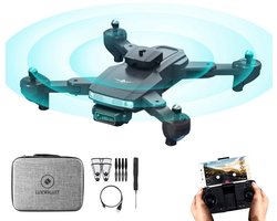 LUXWALLET Sky X Dodge - 22km/h - Drone met Obstakel Ontwijking - Drone voor beginners - Micro SD - 2x Camera Drone WiFi - Quadcopter