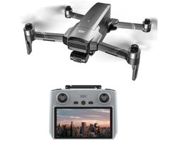LUXWALLET Skyline Ultra Instinct V2 - True 4K Drone – 3-Assige Gimbal – 40min Vliegtijd – 6km Range – GPS + GLONASS – Smart Controller met Display – Nachtlicht – Opvouwbaar – Professionele Camera Drone - Ingebouwd Computer Beeldscherm