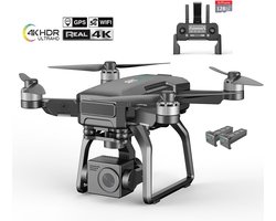 LUXWALLET Skyline² Drone – 15-30KM/h – 4K Video WiFI – GPS - 3000 Meter 5Ghz FPV– 3 Axis Gimbal Luchtfotografie – RC 3KM Afstand