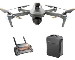 LUXWALLET TitanHawk 4K Drone – 3-Axis Mechanische Gimbal - 360° Laser Obstacle Avoidance - Dual GPS - Brushless Motoren - 50min Vliegtijd - 6000m Controller Range & Touchscreen Afstandsbediening 2 Batterijen – Donker Grijs