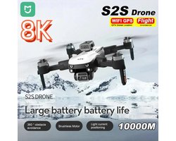 Mijia S2S 8K Drone 5G GPS Professionele HD Luchtfotografie Dubbele camera Omni directioneel Borstelloos Obstakelvermijding Quadrotor