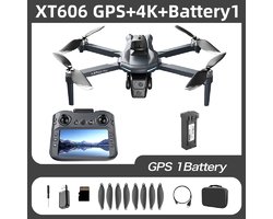 Mijia XT606 Drone 4K GPS HD Dubbele Camera met Gimbal, 360° Obstakelvermijding en 5.6" Scherm