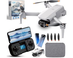 Mini Drone met Dubbele Camera - Flyble 4K Drones - GPS - 50 min Vliegtijd - 3000 Meter - 2x Accu - Buiten en Binnen