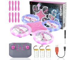 Mini Drone voor Kinderen in Roze Kleur - Vliegend Speelgoed met Camera