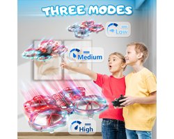 Mini Drone voor Kinderen – RC Speelgoeddrone met 360° Rolls, 3 Snelheidsmodi & One‑Key Start – Geschikt voor Beginners & Kinderen 8+ – Rood Industrialhome