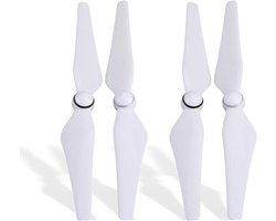 Nordivar - Propellerbladen - Drone quadcopter - 2 paar - 9450S - Zelfvergrendelend - Phantom 4/4 Pro - Geschikt voor - Kleur - Formaat - Compatibel met - Drohne Quadcopter Klingen - Sterke magneten - Wit.