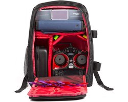 RacerPro FPV Drone Rugzak – Grote Draagtas voor Quadcopter, RC Vliegtuig & Laptop, Waterdicht & Sterk, Met Verstelbare Binnenverdeling en Regenhoes – 45x32x20 cm – Novihome