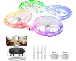 RC Drone met HD Camera voor Kinderen en Volwassenen - Coole Speelgoed met LED Licht en Eenvoudige Besturing