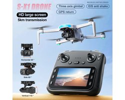 S-X1 MAX Drone 8K GPS 3-Assige Gimbal 5G FPV met Schermafstandsbediening Borstelloze Quadcopter