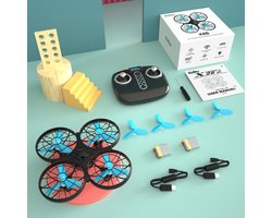 SkyGlide X26 Kids Drone met Anti-Botsing Technologie – Handbestuurde Mini Drone met 360° Flips, Veilig Beschermd Ontwerp, Eenvoudig te Besturen, Inclusief 2 Batterijen & 14 Minuten Vluchtduur – Perfect Cadeau voor Jongens & Meisjes – Novihome